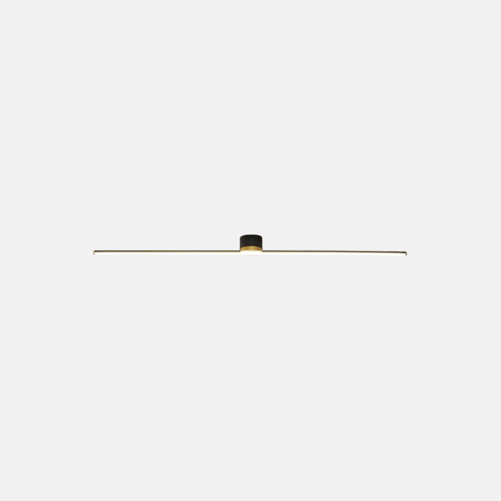 Minimalistisch Deckenleuchte LED Metall Schwarz 