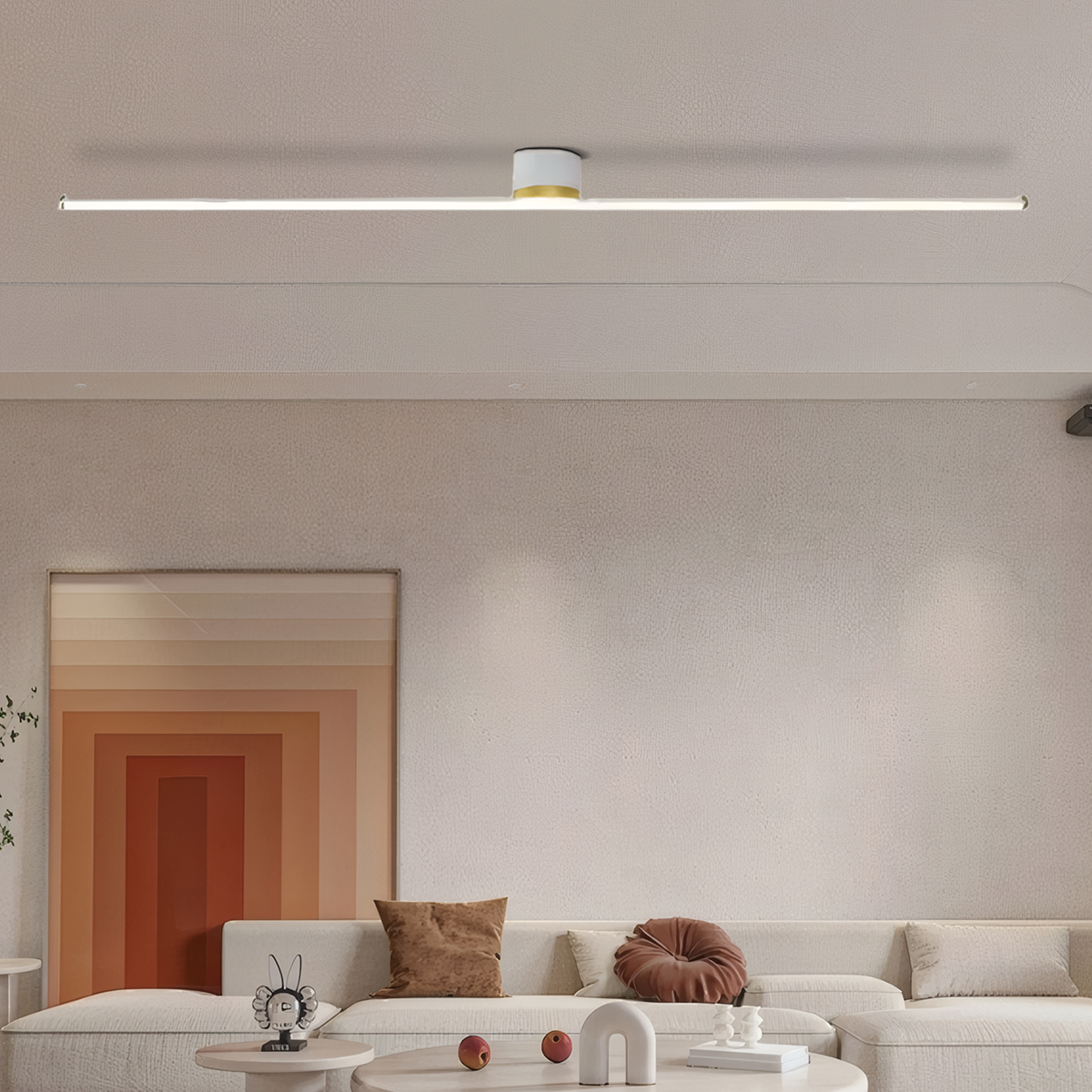 Minimalistische LED-Deckenleuchte Nach unten glühen L100cm-A-Abwärtslicht