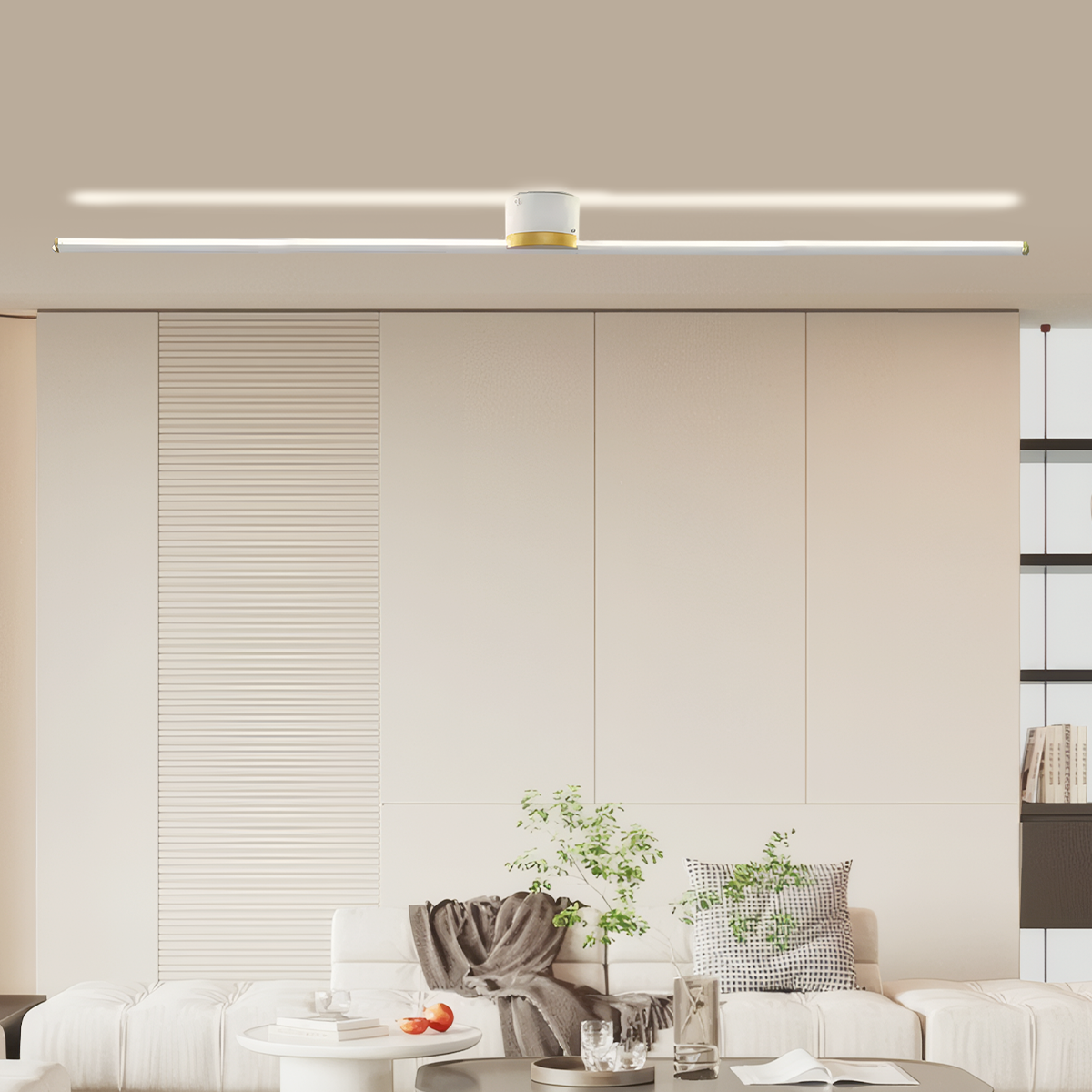 Minimalistische LED-Deckenleuchte Aufwärts glühen L100cm-B-Aufwärtslicht