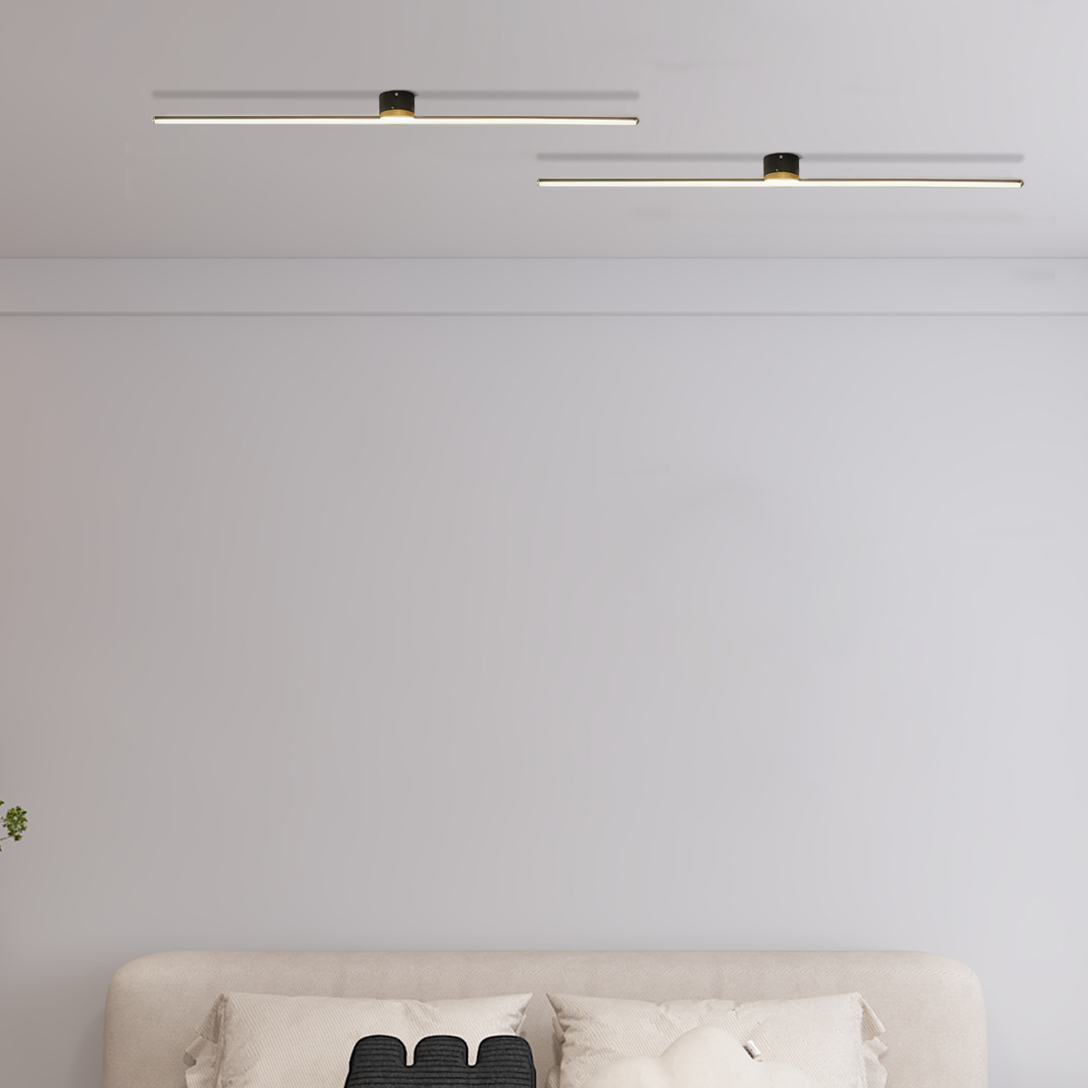 Minimalistische LED-Deckenleuchte-L40cm -helle Beleuchtung