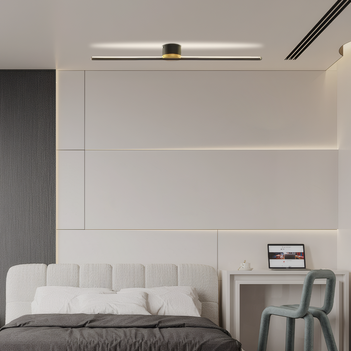 Minimalistische LED-Deckenleuchte-L40cm-B Aufwärtslicht