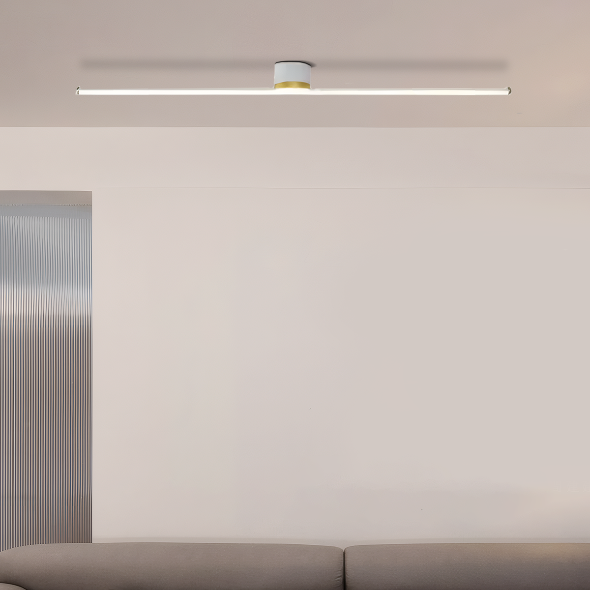 Minimalistische LED-Deckeneuchte - zeitlos elegant und schlicht L80cm-A-Abwärtslicht