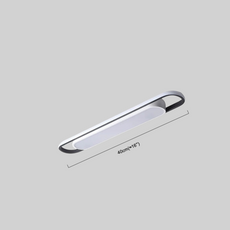 Moderne Deckenleuchte Weiß Metall Acryl Elliptische Wohnzimmer