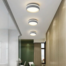 Modern Deckenleuchte Metall Schwarz/Grau Schlafzimmer