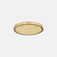 Goldene Deckenleuchte, geeignet für das Wohnzimmer