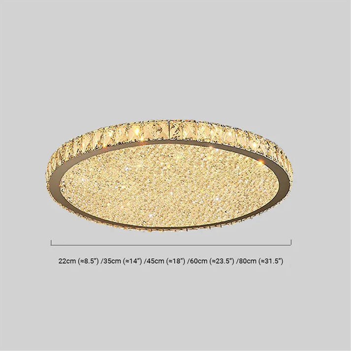 Goldene Deckenleuchte, geeignet für das Wohnzimmer