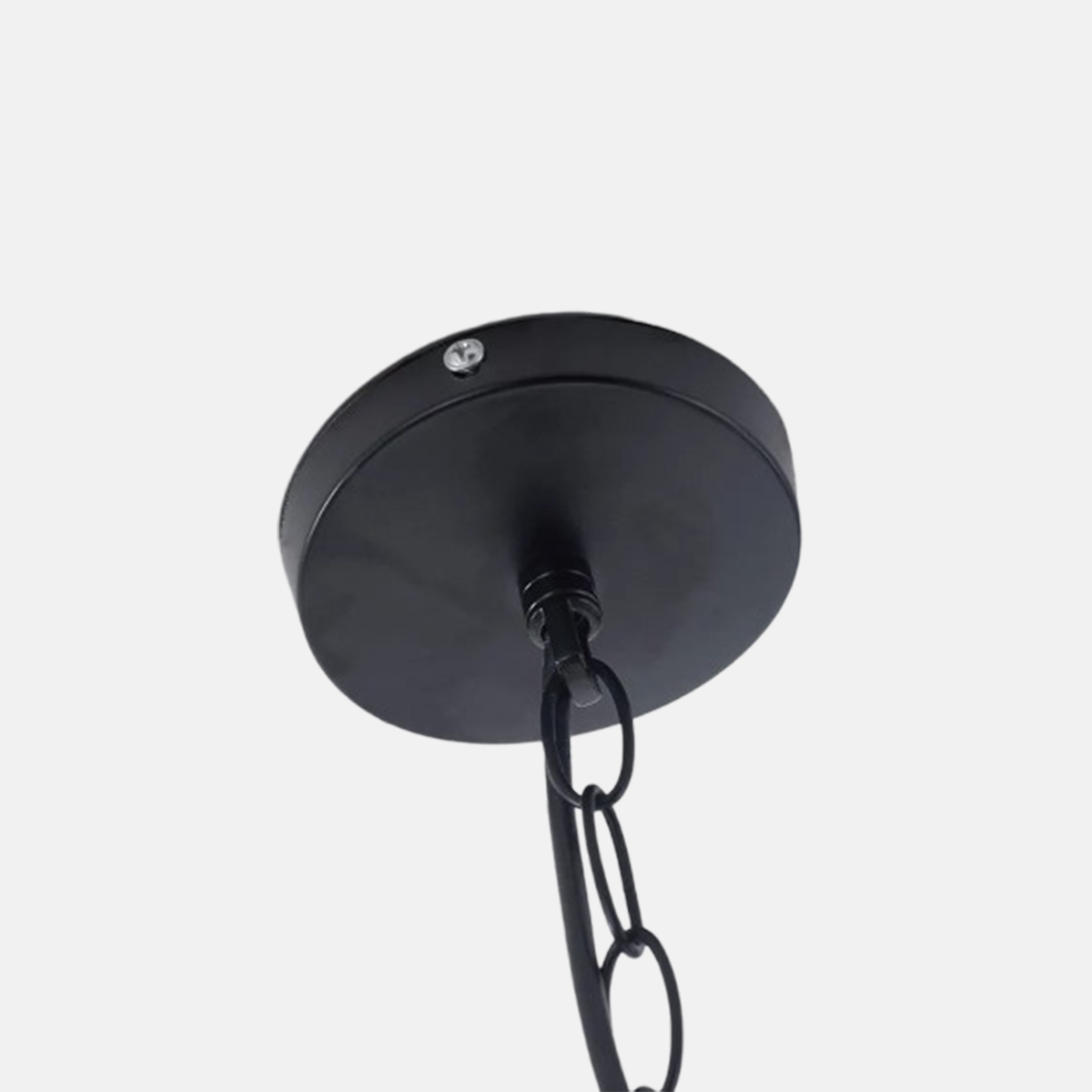 Vintage Pendelleuchte LED  Schwarz Metall Esszimmmer 