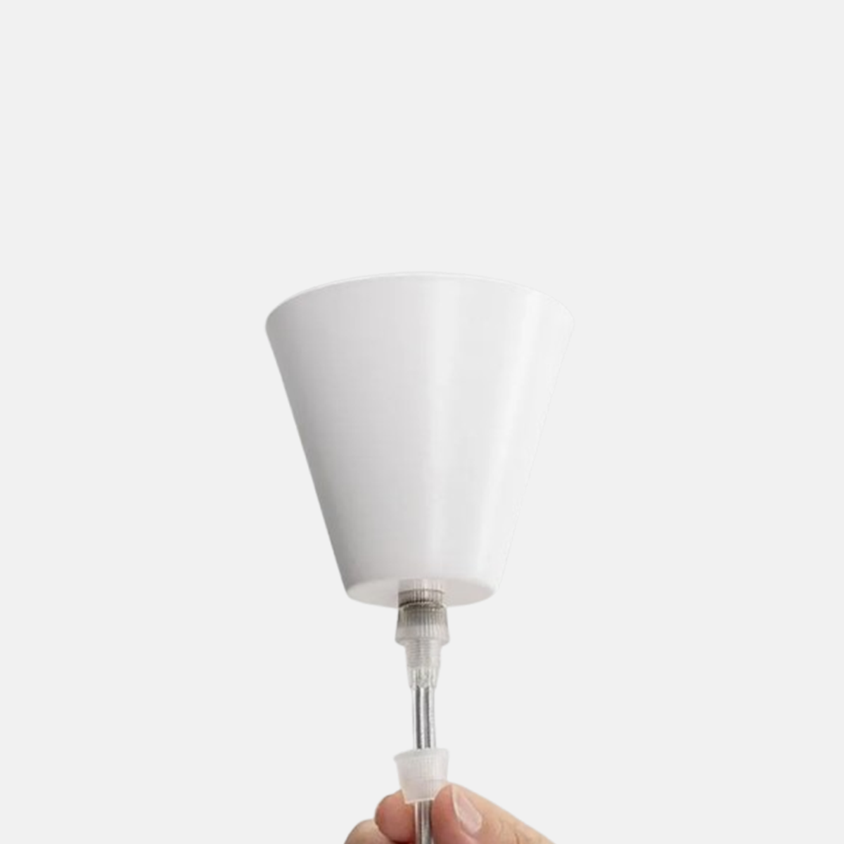 Modern Pendelleuchte LED Frisbee Weiß Metall Esszimmer