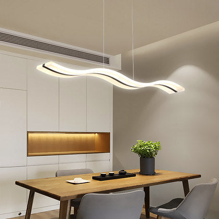 Minimalistisch Pendelleuchte Acryl Weiß Esszimmer