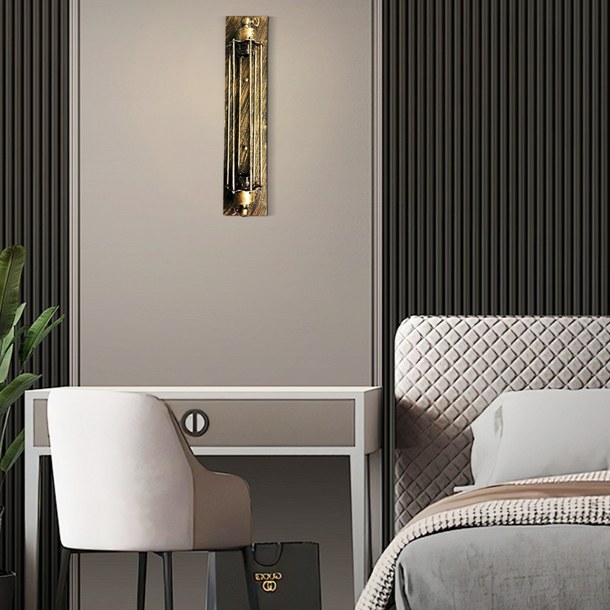 Industrielle Wandleuchte LED Metall Zylinder Wohn/Schlafzimmer/Treppenhaus