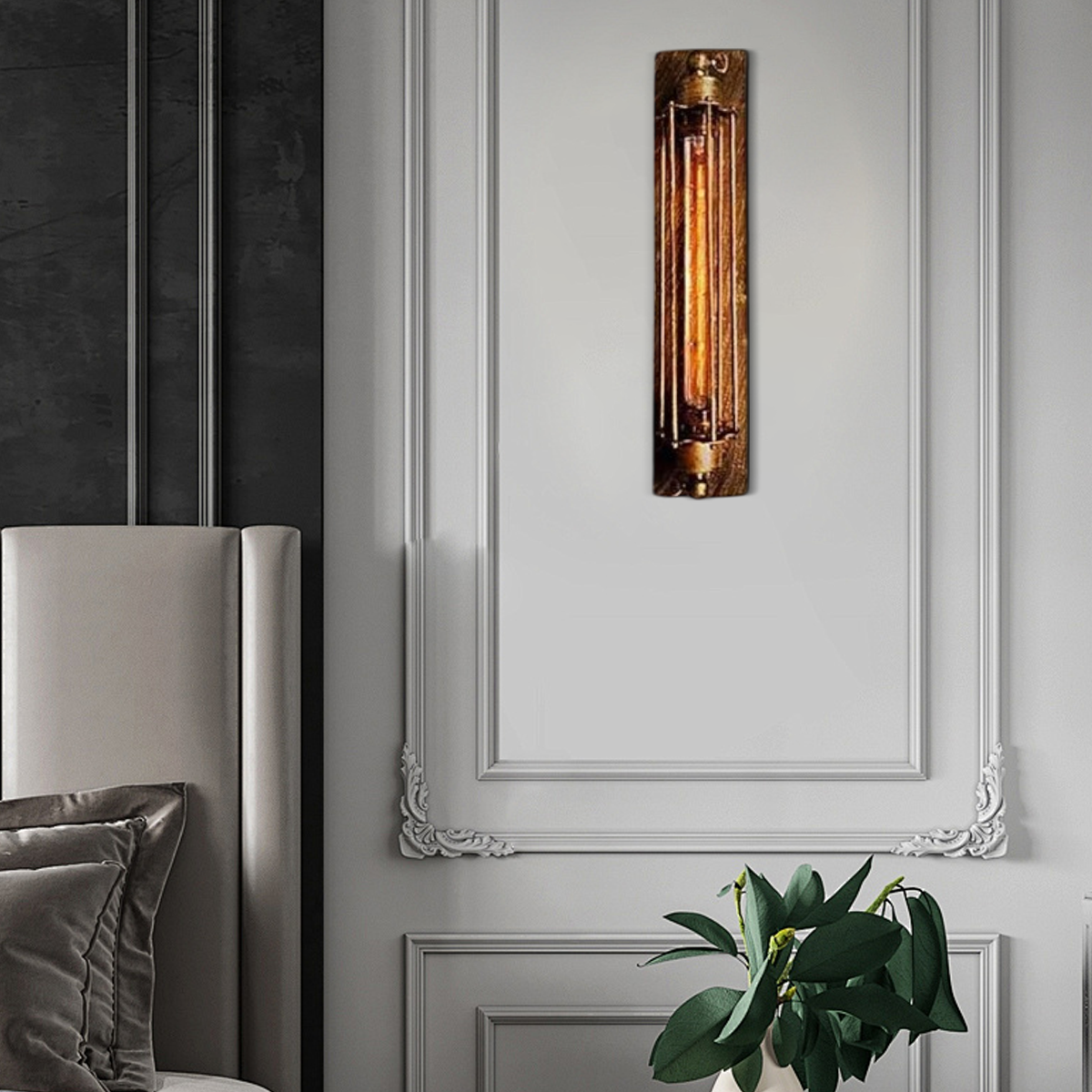 Industrielle Wandleuchte LED Metall Zylinder Wohn/Schlafzimmer/Treppenhaus