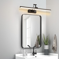 Modern Wandlampe LED Metall Linear Schwarz Badzimmer