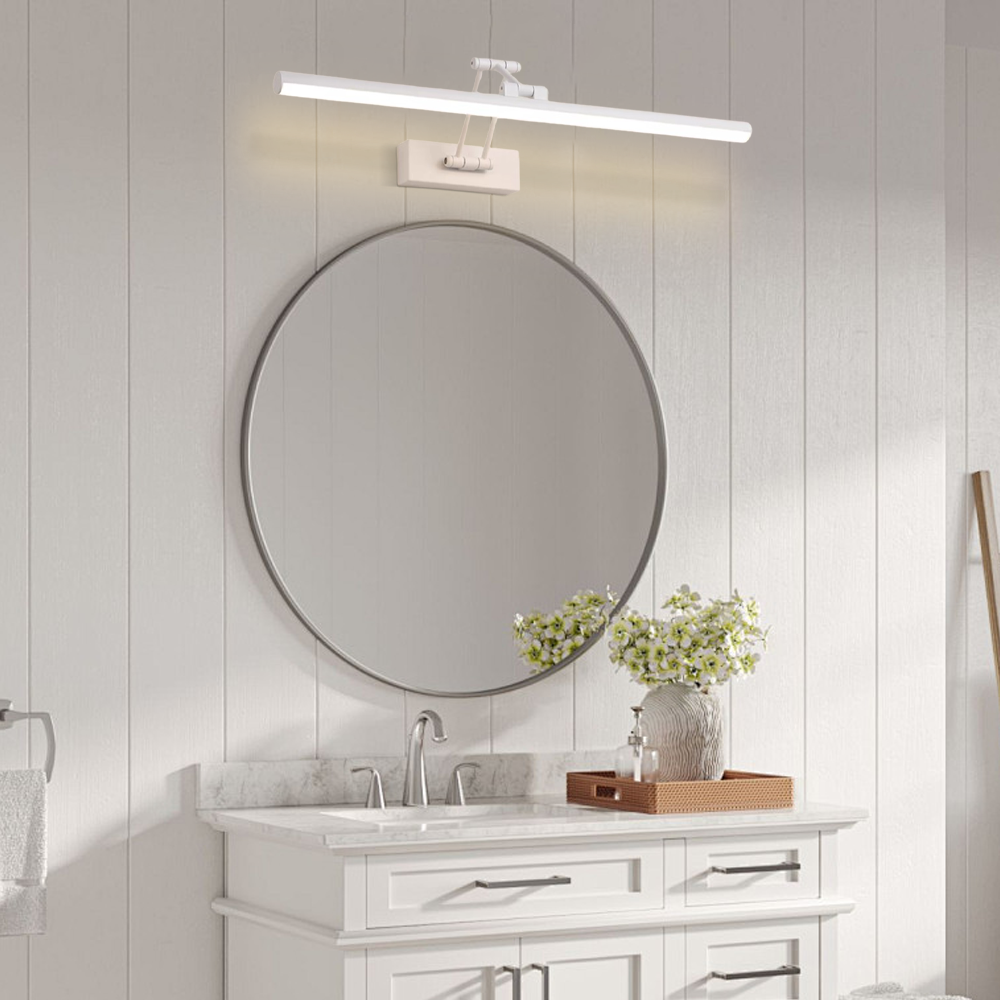 Modern Wandlampe LED Metall Linear weiss Badzimmer