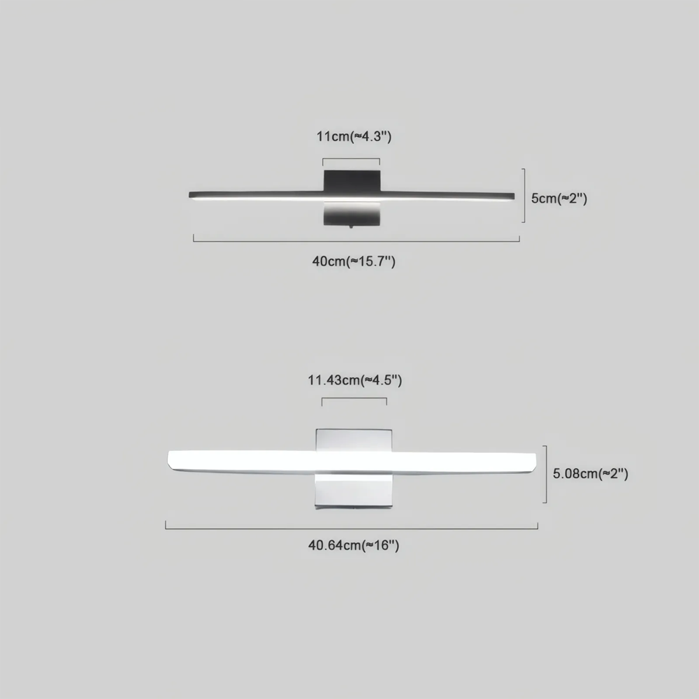 Minimalistisch Wandlampe LED Linear Acryl Schlafzimmer