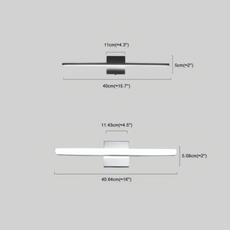 Minimalistisch Wandlampe LED Linear Acryl Schlafzimmer
