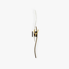 Modern Wandlampe Metall Schwarz/Gold Esszimmer
