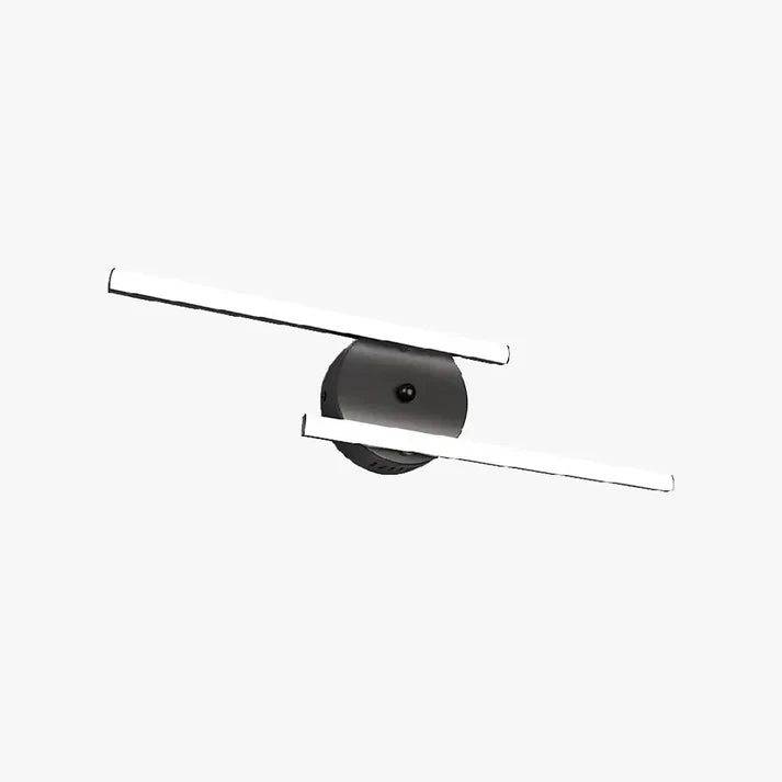 Modern Wandleuchte Metall Schwarz/Silber Badezimmer