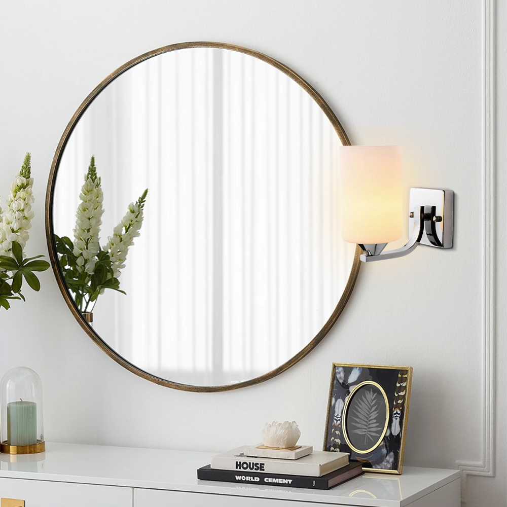 Moderne LED-Wandlampe - ideal als Spiegelbeleuchtung im Schlafzimmer