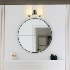 Moderne LED-Wandlampe mit 2 Lichter - ideal als Spiegelbeleuchtung