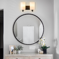 Moderne LED-Wandlampe - perfekt für die Montage über Spiegeln