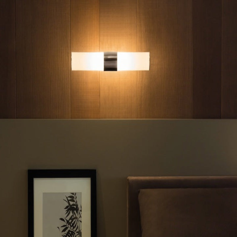 Modern Wandleuchte Acryl Gold Wohnzimmer