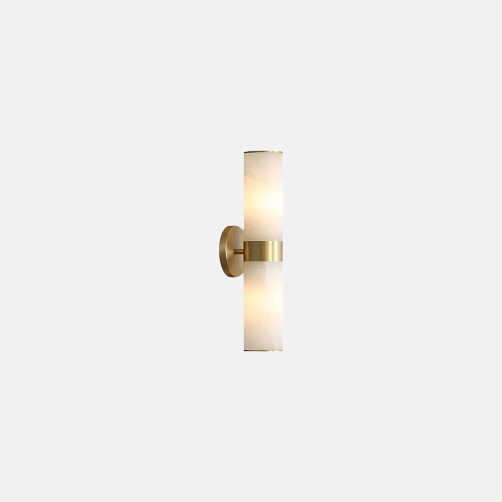 Minimalistisch Wandlampe LED Zylindrisch Gold Metall 