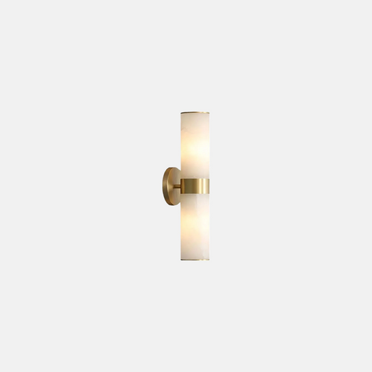 Minimalistisch Wandlampe LED Zylindrisch Gold Metall 