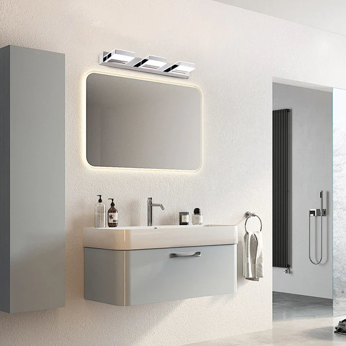 Modern Wandlampe Acryl Silber Badezimmer