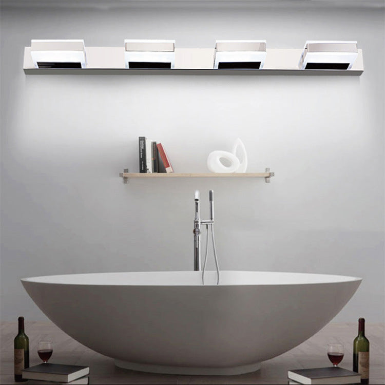 Modern Wandlampe Acryl Silber Badezimmer