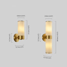 Royal Wandlampe Metall/Glas Messing Wohnzimmer