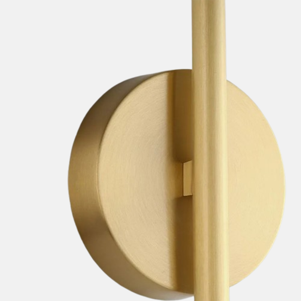 Minimalistisch Wandleuchte LED Linear Gold Metall Bade/Schlafzimmer