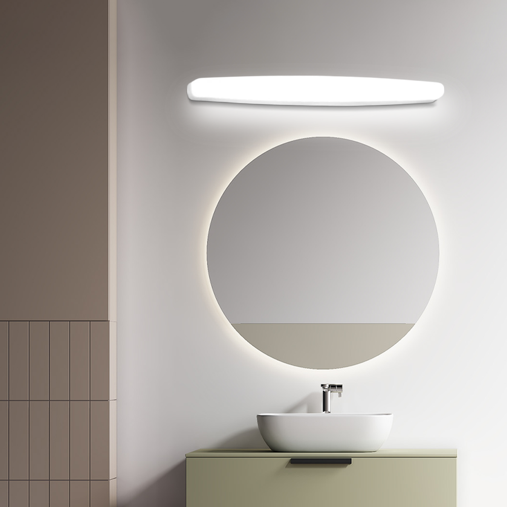 Minimalistisch Wandlampe LED Acryl Linear Weiß Badezimmer