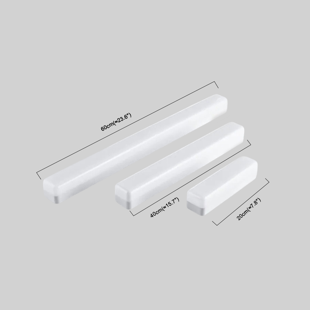 Moderne Wandleuchte Weiß Acryl Rechteckig Badezimmer