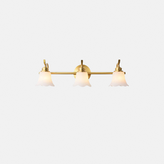 Royal Wandleuchte LED Blumenförmig Weiß/Gold Badezimmer