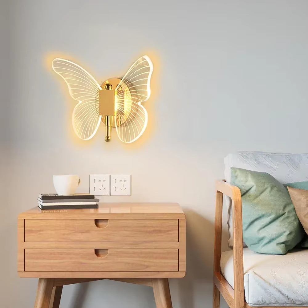 Art Deco Wandleuchte Metall Gold Wohnzimmer