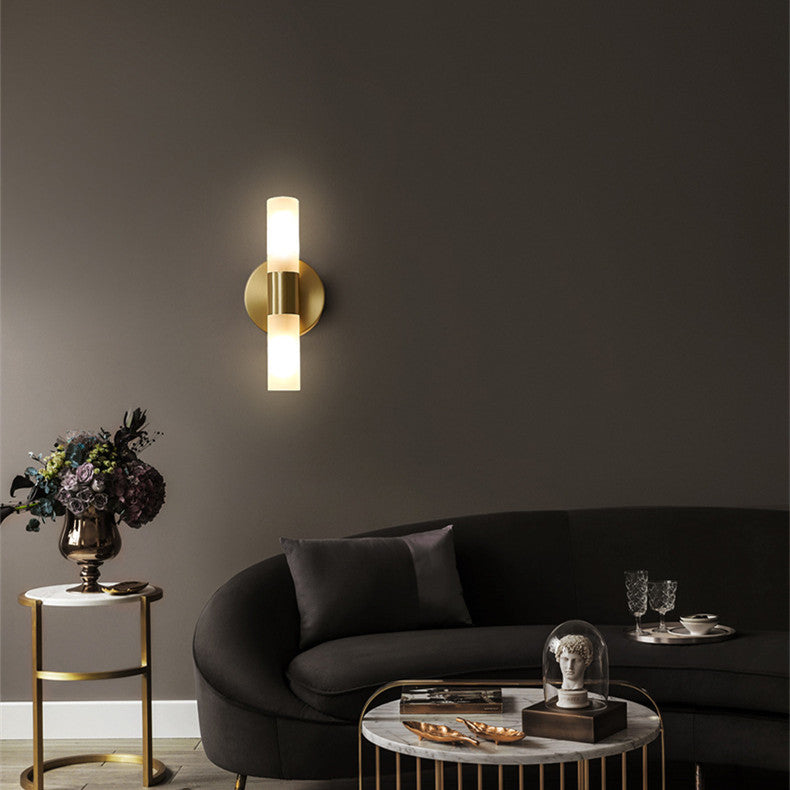 Vintage Wandlampe Metall Gold Schlafzimmer