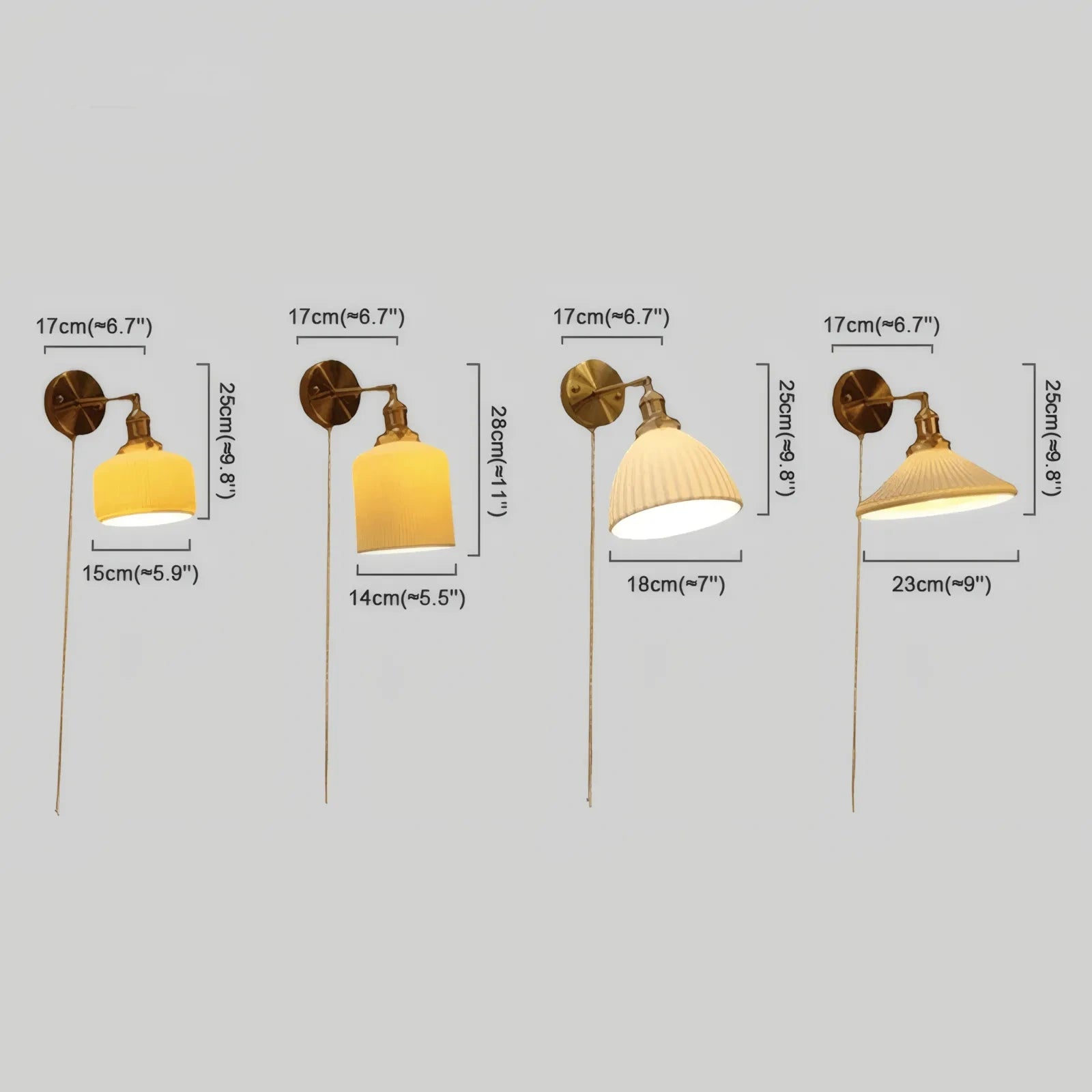 Modern Wandleuchte Marmor Gold Wohnzimmer