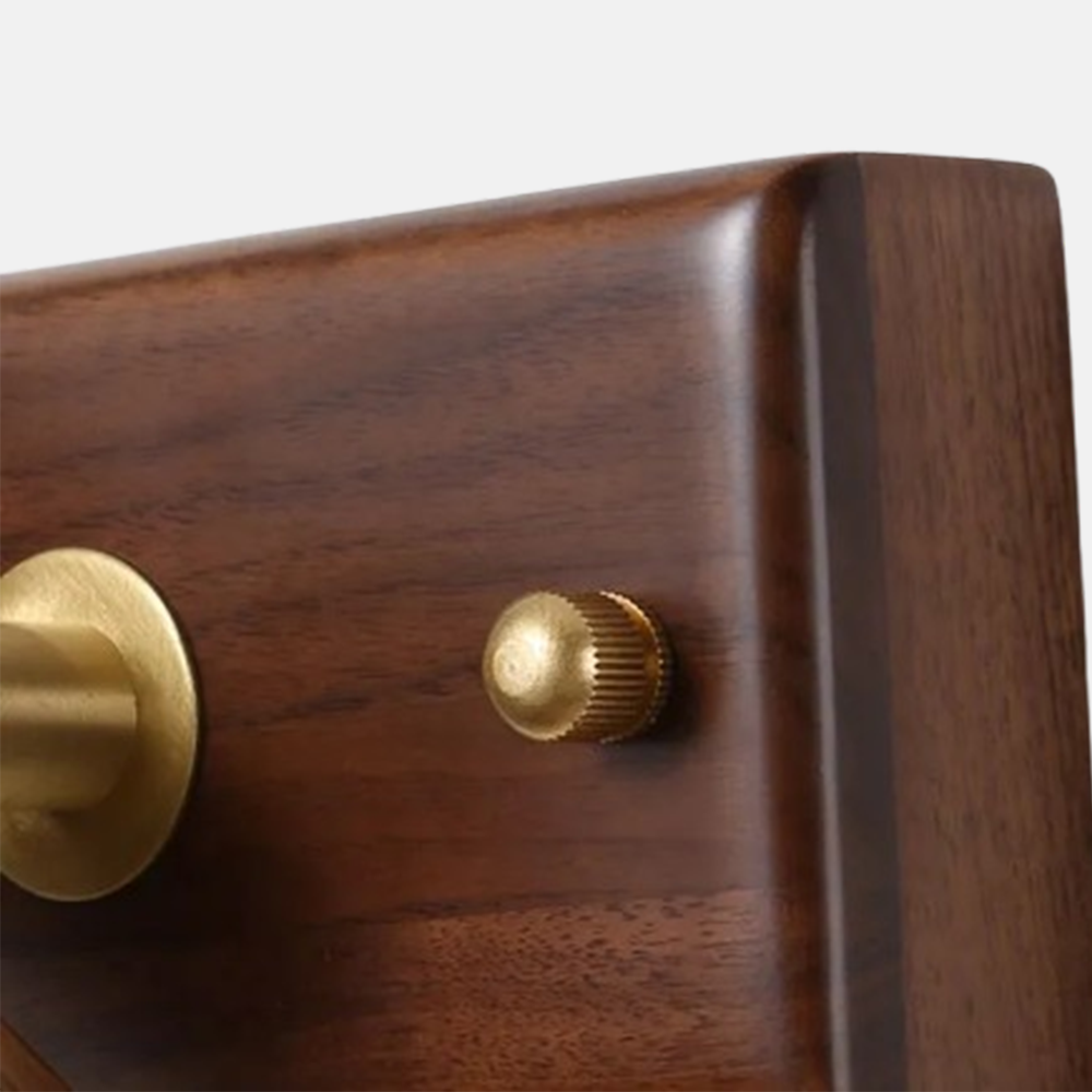Minimalistisch Wandlampe/Spiegelleuchte LED Linear Braun Holz Badzimmer