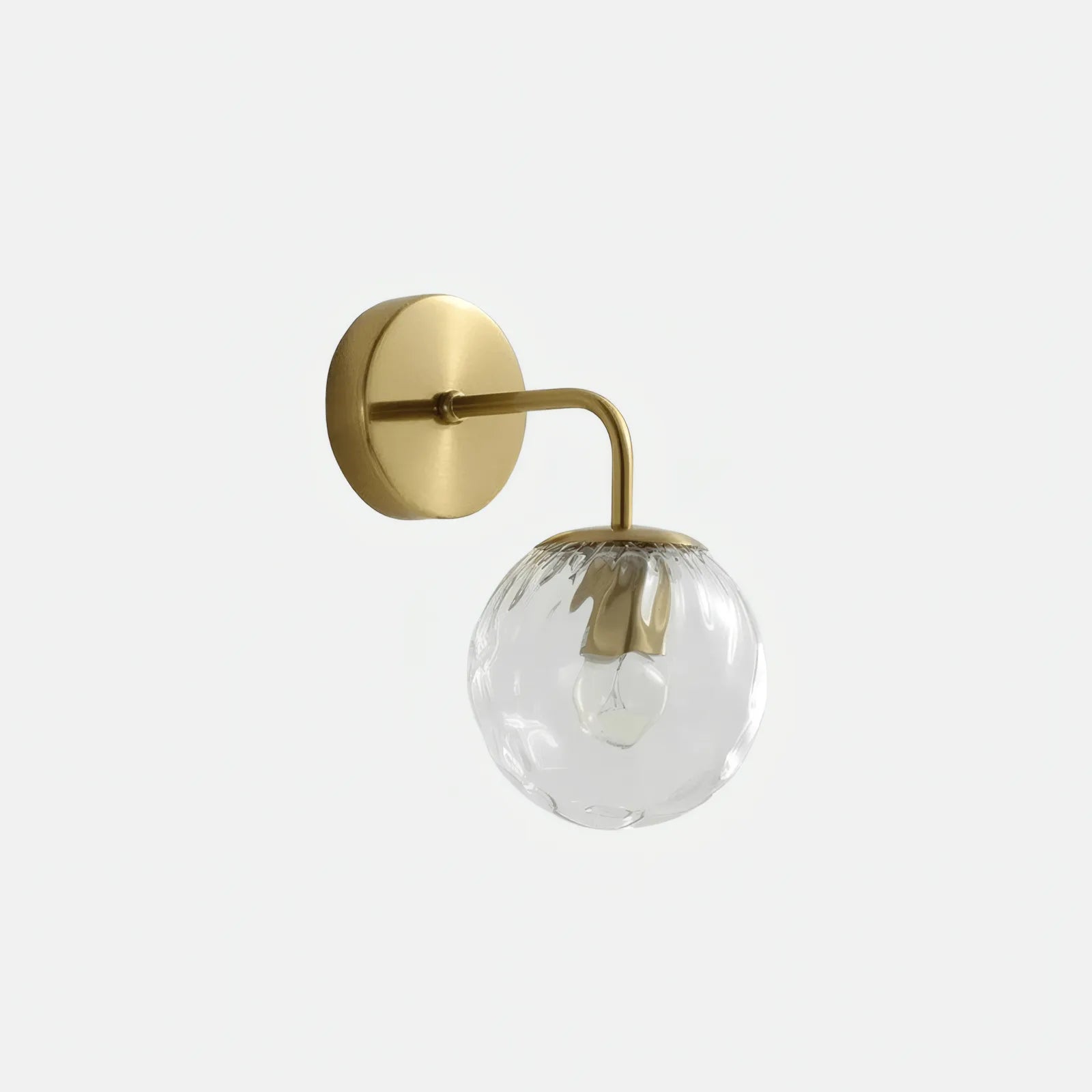 Modern Wandlampe Metall Schwarz/Gold  Wohnzimmer