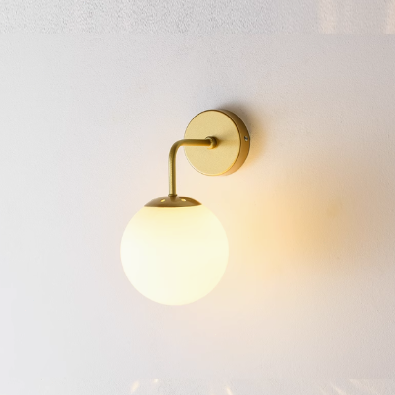 Modern Wandlampe Metall Schwarz/Gold  Wohnzimmer