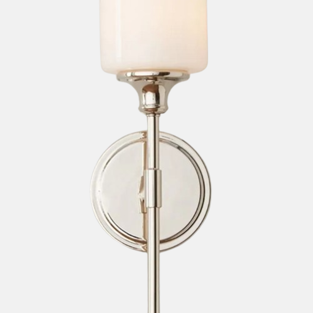 Modern Wandlampe LED Zylindrisch Metall Glas Schwarz Wohnzimmer