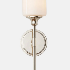 Modern Wandlampe LED Zylindrisch Metall Glas Schwarz Wohnzimmer