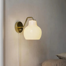 Modern Wandlampe Metall Weiß Schlafzimmer