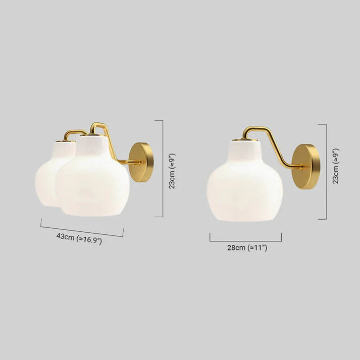 Modern Wandlampe Metall Weiß Schlafzimmer