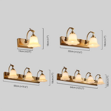 Art Deco Wandlampe LED Blütenblattförmig Gold Metall Schlafzimmer