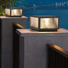 Wetterfeste LED-Zaunleuchten im modernen Design für den Außenbereich