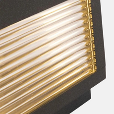 Nahaufnahme der wasserdichten IP65-Dichtung der LED-Außenleuchte