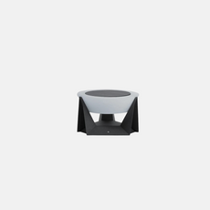 Modern Außenleuchte LED Trommel Schwarz Acryl Solar Garten