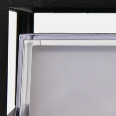 Moderne schwarze Außenleuchte Metall Quadratische Außenleuchte