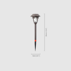 Industrielle Außenlampe Kaffee Metall Teardrop Balkon